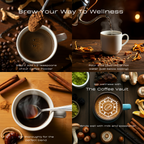 Caramel Mushroom Coffee – Premium Coffee with Cordyceps Extract and Natural Caramel – 100g)